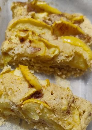 Una foto de Panqué de manzana tipo milhojas Apto para Aplv