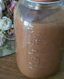 Chocolatada con banana, maca y pepino