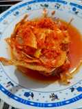Ikan asin with Kentang tipis balado