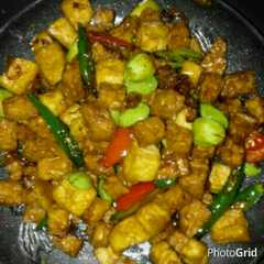 รูปของ Tahu tempe tumis pedas manis