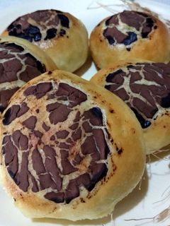Foto resep Roti Motif Jamur
