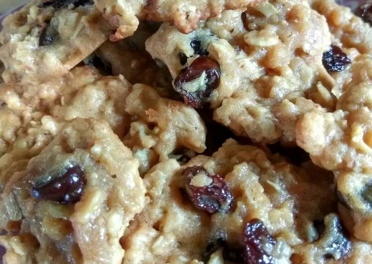 Oat Raisin &amp; Chocochip Cookies (eggless, sugarless, no oven)