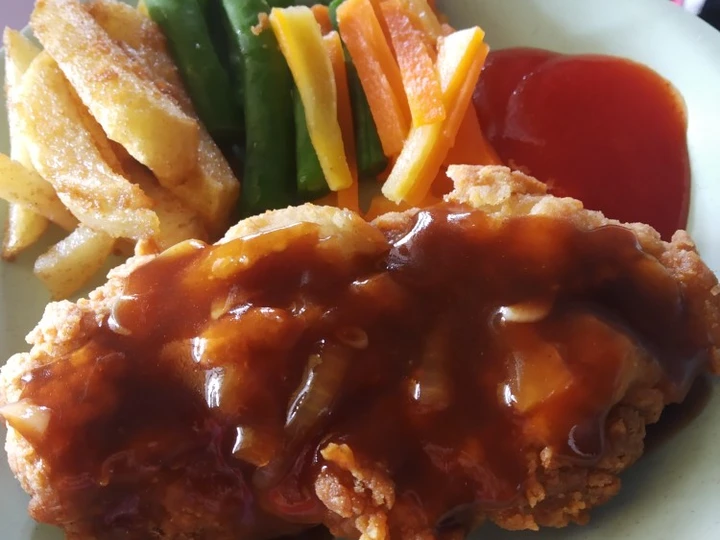 Cara Gampang Membikin Resep Ayam Krispy dengan Saus Teriyaki yang  Bikin Ketagihan Anti Ribet, Mantap Sekali