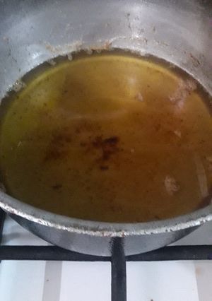 عکسی از دستور روغن دنبه بدون بو