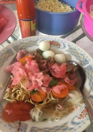 Foto resep Sop mie medan komplit