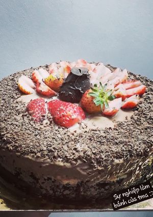 Hình của món Chocolate mousse cheesecake.