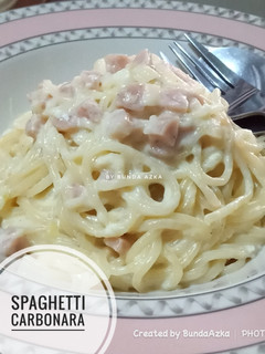 Foto resep Spaghetti Carbonara 🍝 Creamy & Yummy 😋