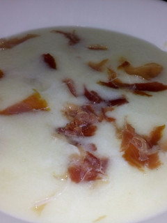 Una foto de Gazpacho melón