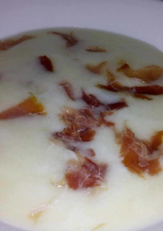 Una foto de Gazpacho melón