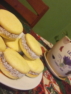 Una foto de Alfajores de Maicena