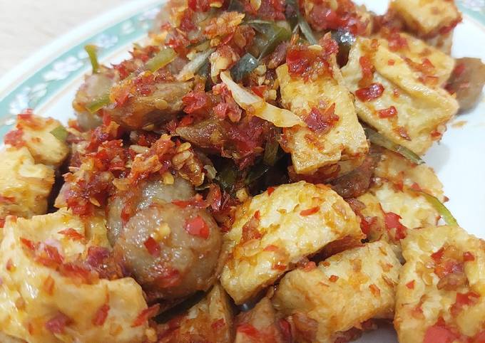 Tahu Bakso Balado