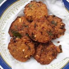 Chickpea vada A picture of Chickpea vada.