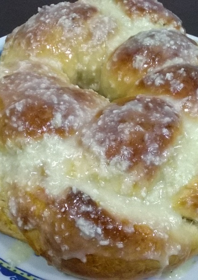 Una foto de Rosca de Yuca o Mandioca con coco
