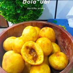 A picture of Bola-bola Ubi Isi Gula Merah.