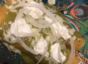 Una foto de Enchiladas verdes