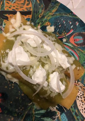 Una foto de Enchiladas verdes