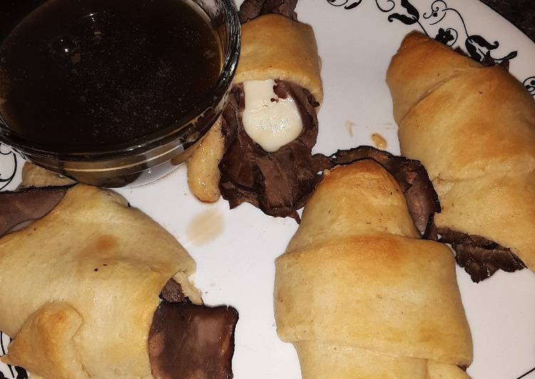 Easiest Way to Prepare Homemade French Dip Roll-Ups