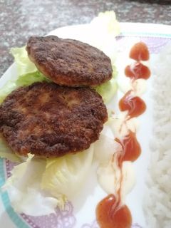 Una foto de Hamburguesas de camarón