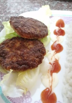 Una foto de Hamburguesas de camarón