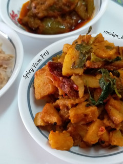 A picture of Spicy Yam Fry.