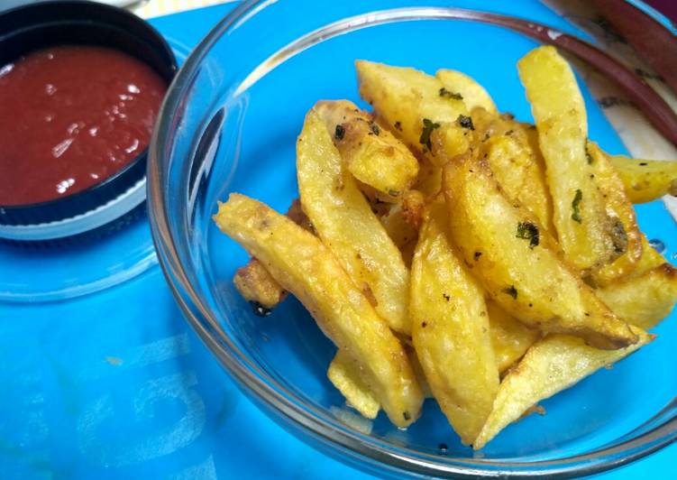 Cara Memasak Kentang goreng tepung yang Renyah