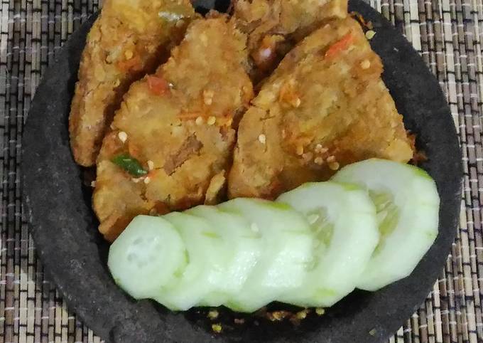 Telur Dadar Krispi Geprek