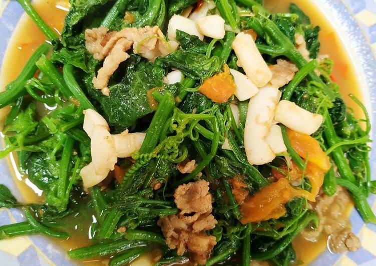 Bumbu Membuat Tumis pucuk daun labu yang sempurna