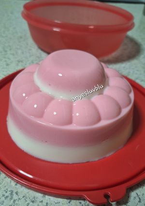 Foto resep 382. Puding Susu Merah Putih