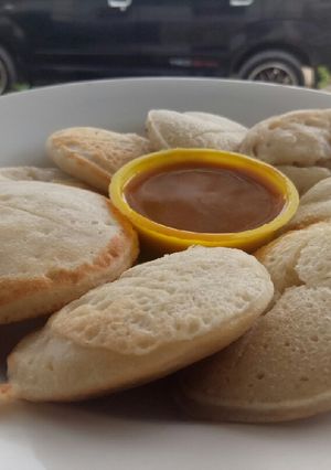 Foto resep Serabi kuah gula merah