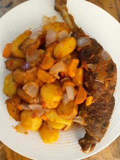 Irish and Chicken with Carrot ainihin hoton girkin