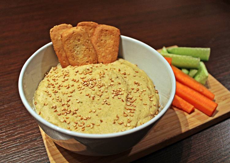 Hummus templado de setas