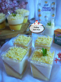 Foto resep Puding Busa Susu Keju