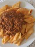 Macarrones con salsa