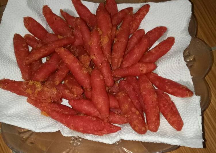 Resep Stik Keju Merah👉 deBm, Menggugah Selera