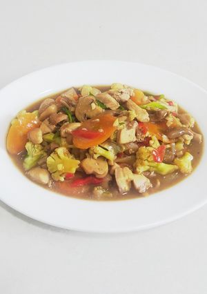 Foto resep Ayam Cah Jamur Ala Solaria