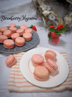 Foto resep Strawberry Macaron