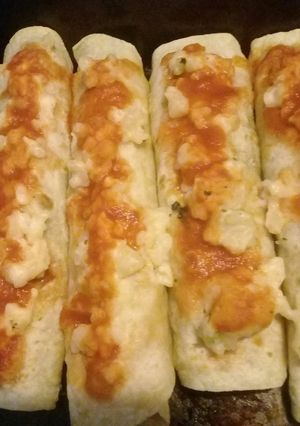 Una foto de Canelones de verdura