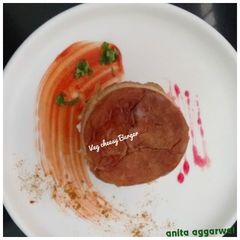 A picture of #Veg.Cheesy burger#post 36th.