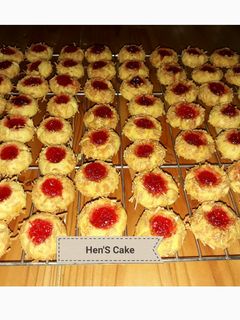 Foto resep Strawberry Thumbprint Cookies