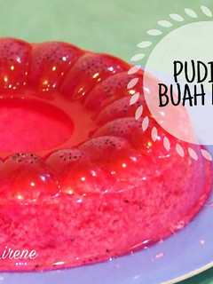 Foto resep Puding buah naga