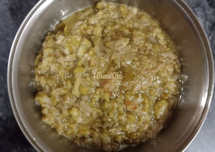 Recipe of TAURI ki Sabzi (Ridge Gourd)