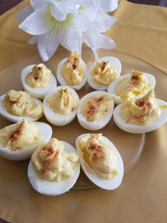 A picture of Deviled Eggs.