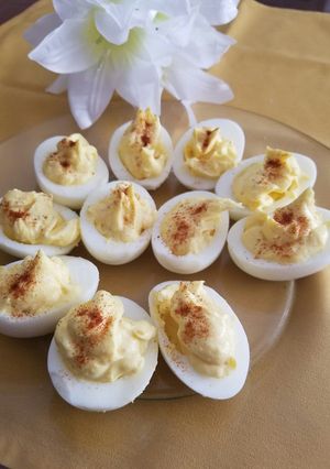 A picture of Deviled Eggs.