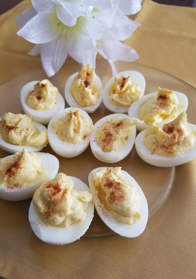 A picture of Deviled Eggs.