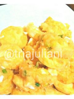 Foto resep Tahu sutra telor asin (tofu)