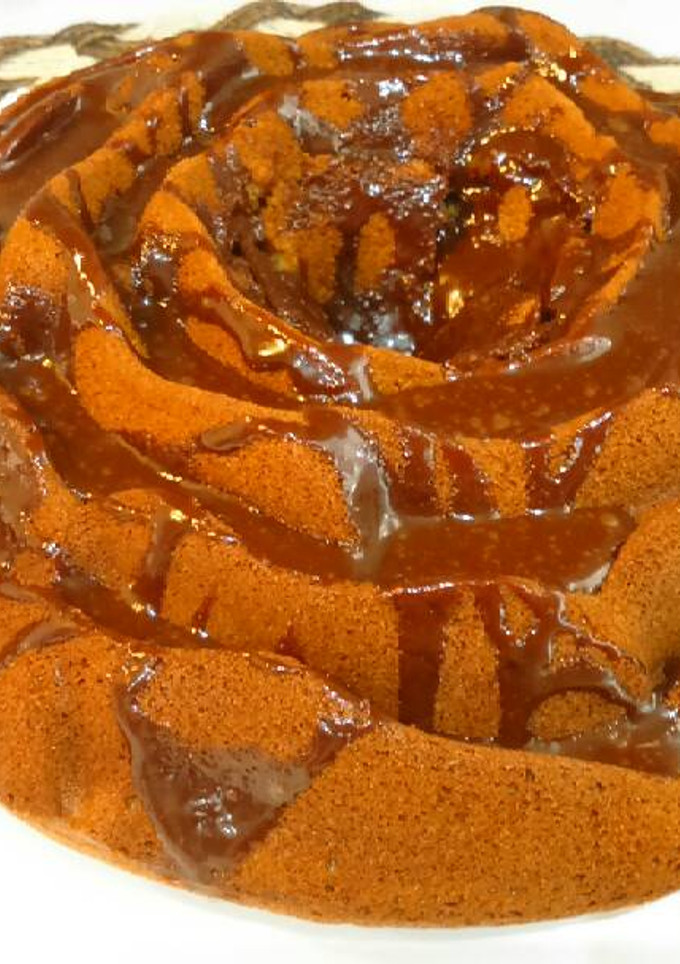 Una foto de Bundt cake de Nutella 