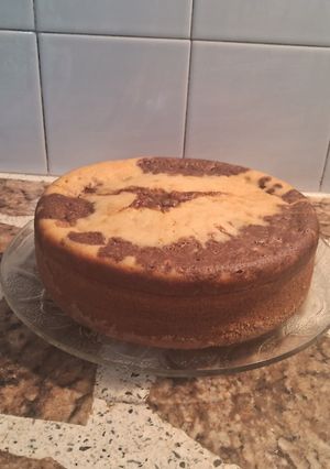 Una foto de Bizcochuelo triple sabores vegano