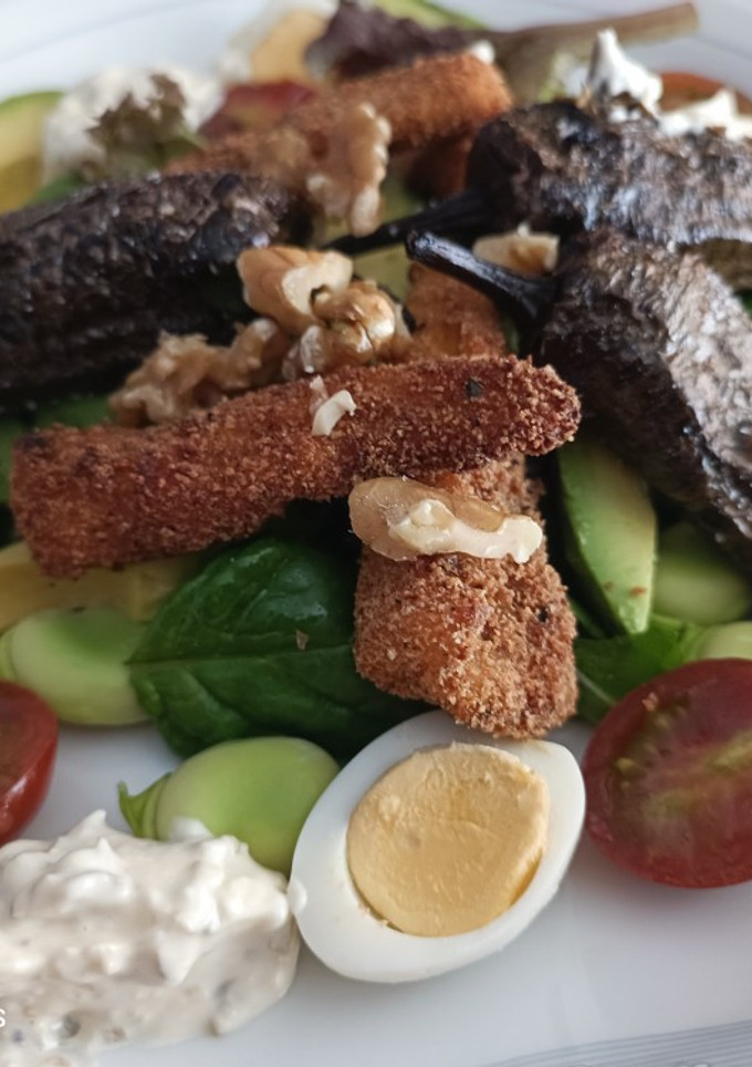 Una foto de Ensalada de pollo