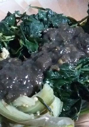 Foto resep Petis asem daun ubi