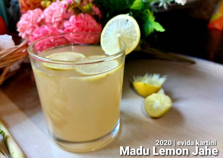 Resep Madu Lemon Jahe yang Enak